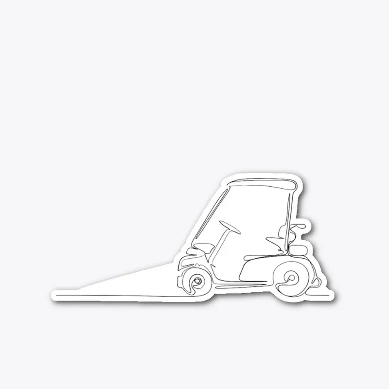 Golf Cart Minimalist