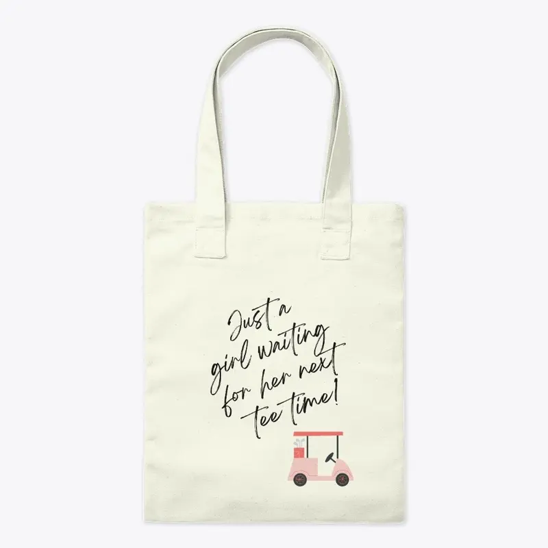 Girl waiting tote